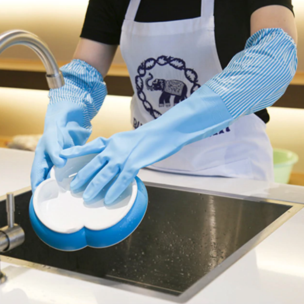 Premium Dishwashing Cleaning Gloves Magic Scrubber | Zincera