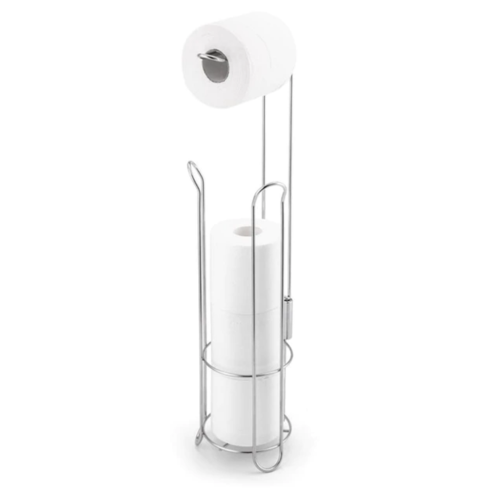 Free Standing Toilet Paper Roll Holder | Zincera