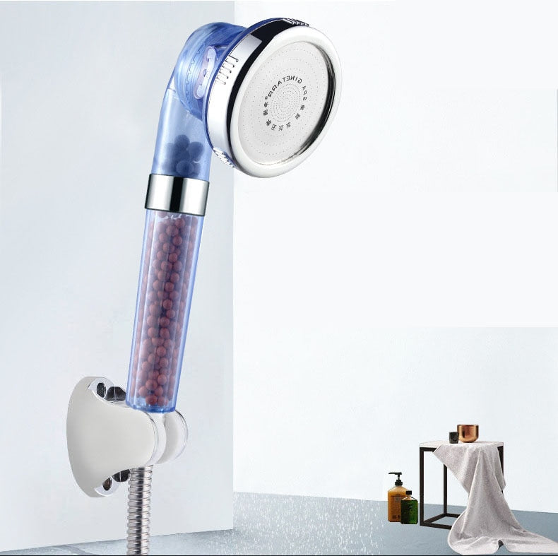 Handheld High Pressure Shower Head Water Filtering Massage Shower