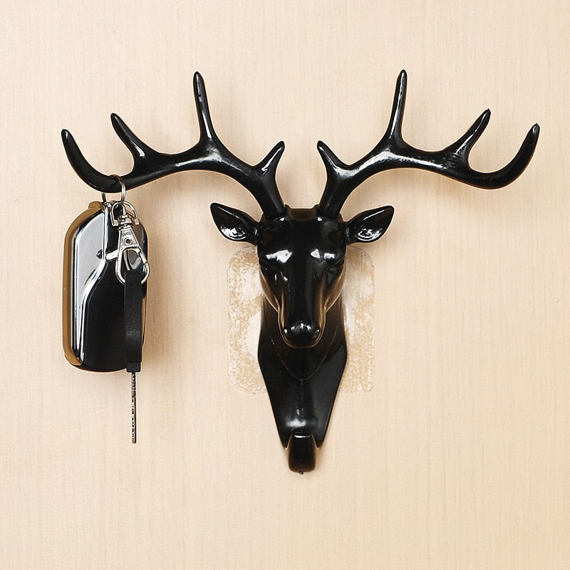 Deer Head Key Holder Hooks For Wall | Zincera