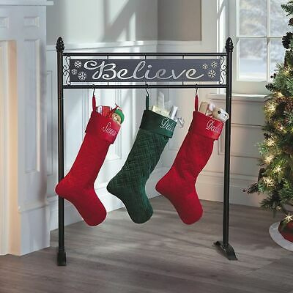 Heavy Duty Freestanding Christmas Stocking Holder Stand