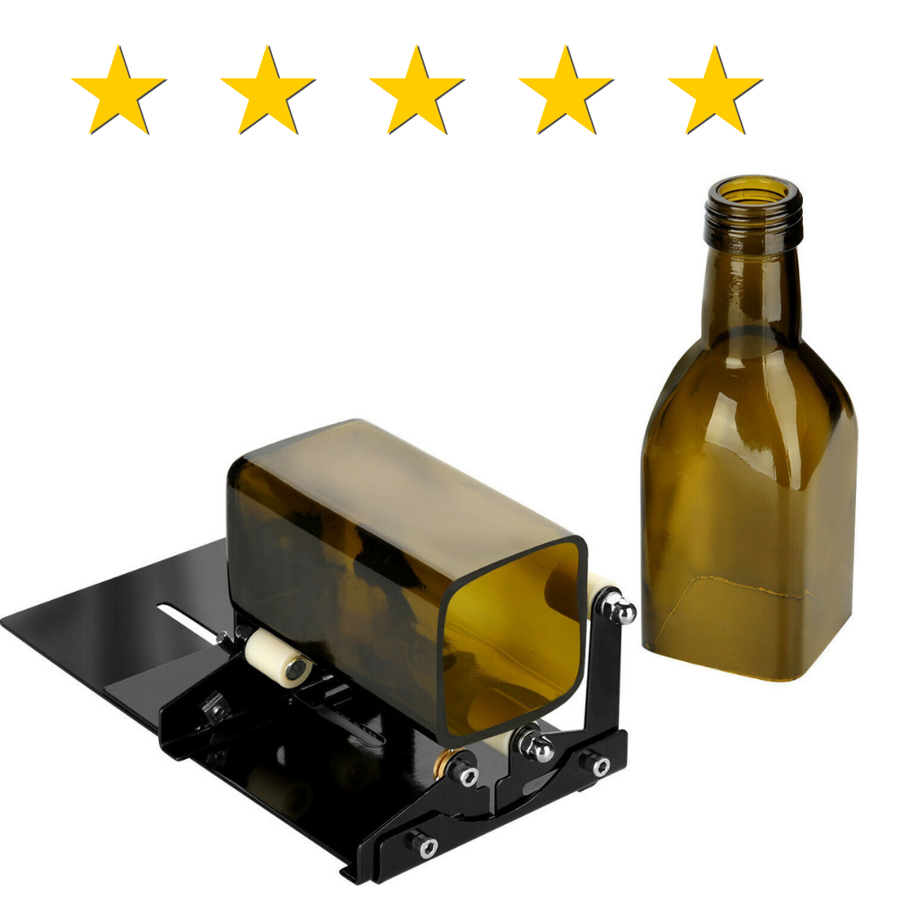 Complete Glass Wine Bottle Cutter Kit