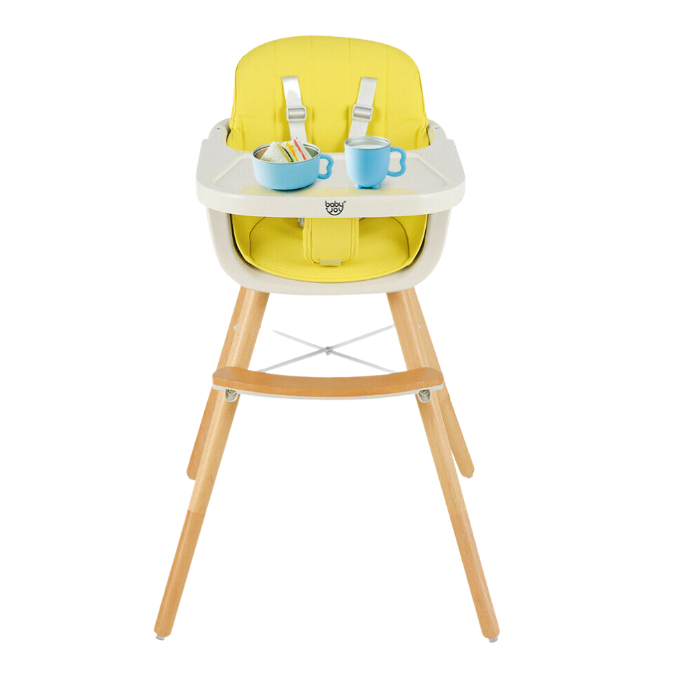 Convertible Folding 2 in 1 Baby Feeding High Chair