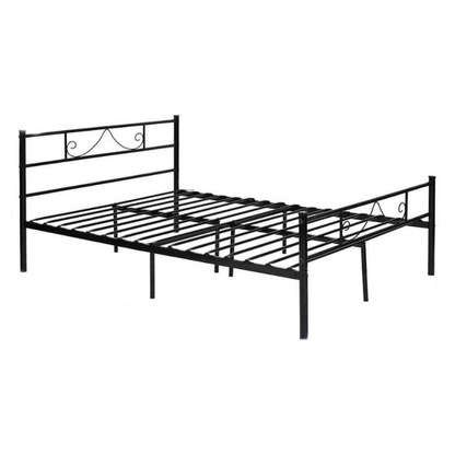 Premium Black Platform Metal Bed Frame | Zincera