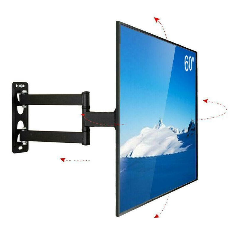 Full Motion Flat Screen TV Wall Mount Hanger Bracket 32" - 60"