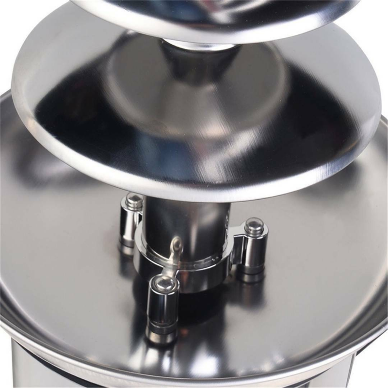 4 Tier Chocolate Fondue Fountain Stainless Steel Machine