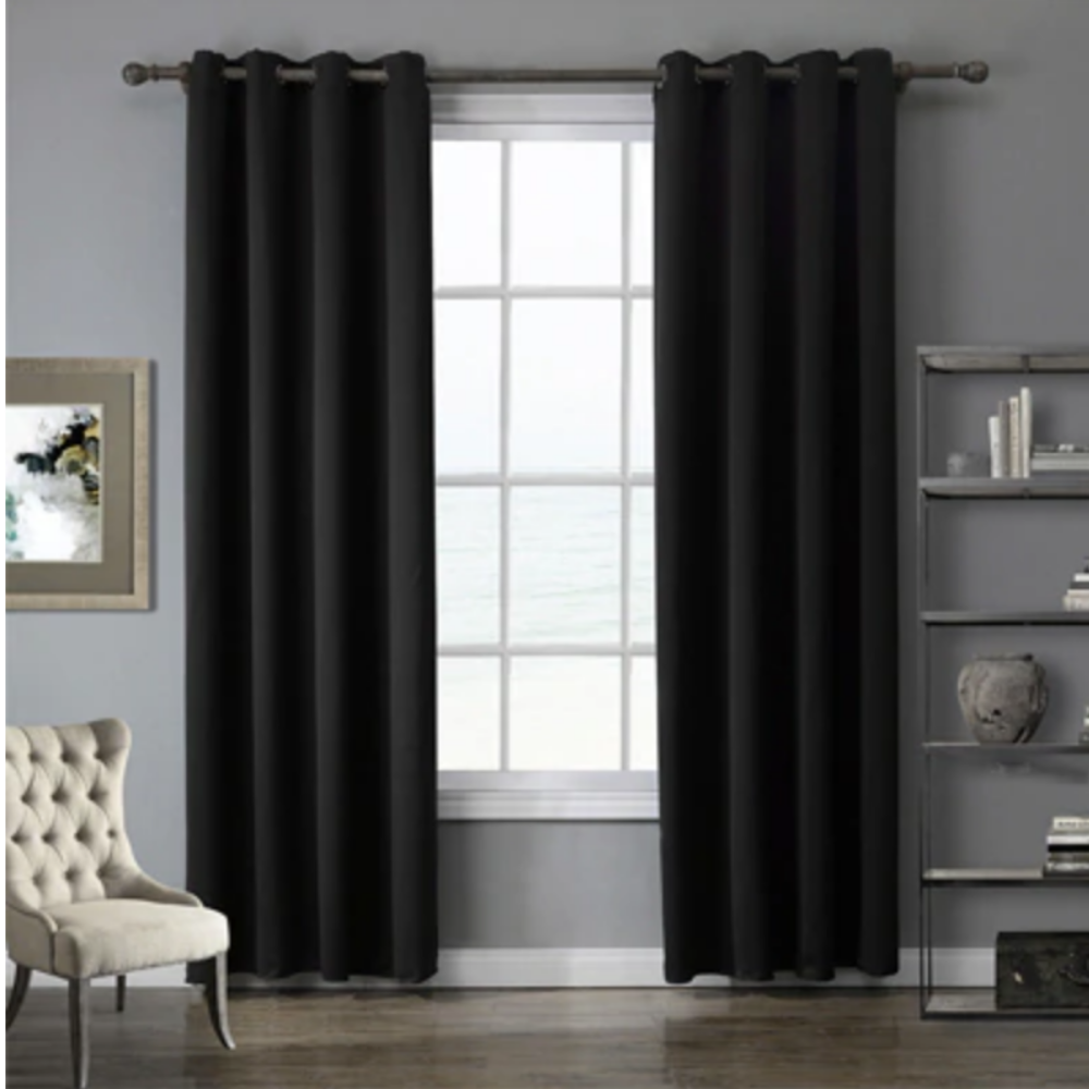 Room Darkening Sun Light Blocking Blackout Curtain | Zincera