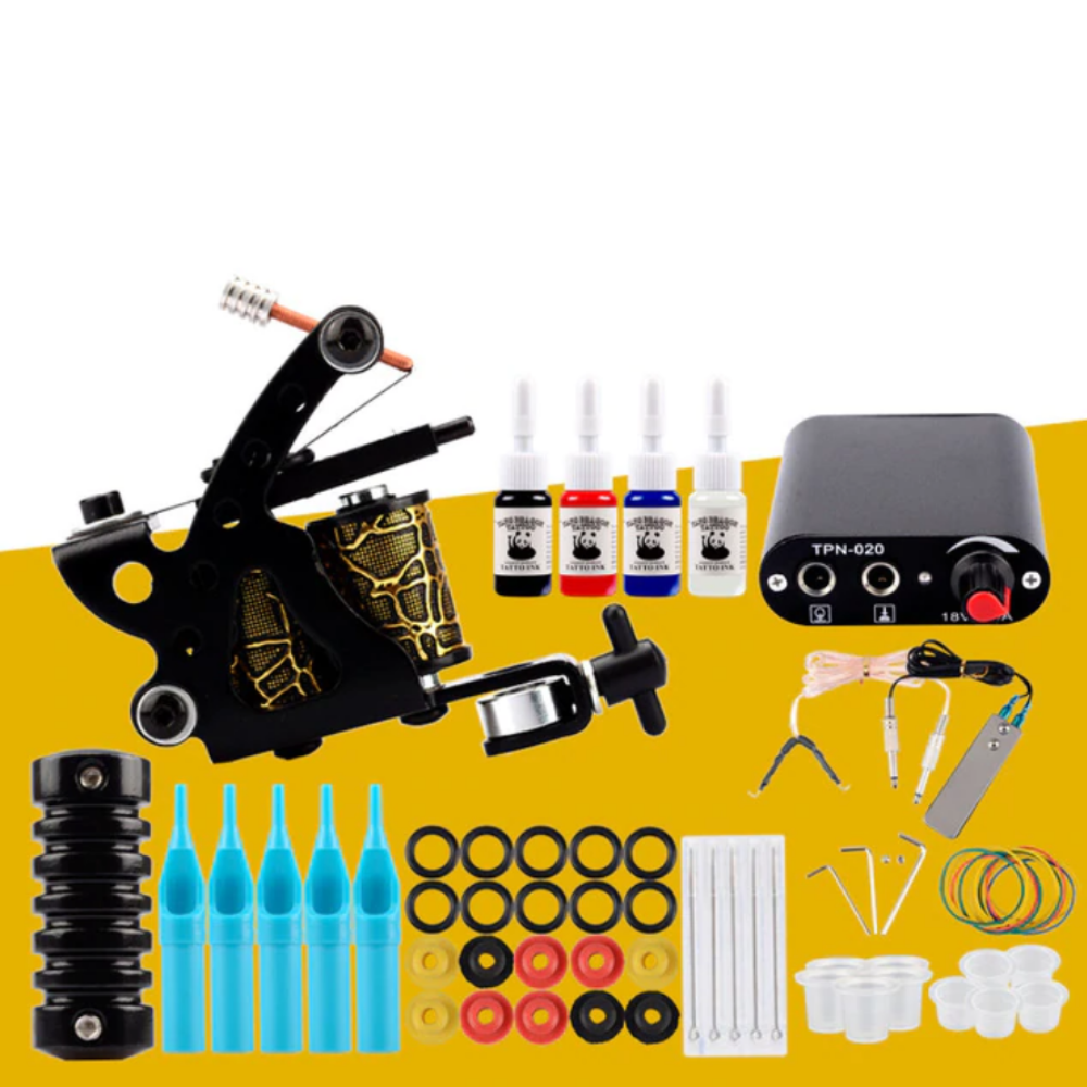 Premium Tattoo Machine Starter Kit | Zincera