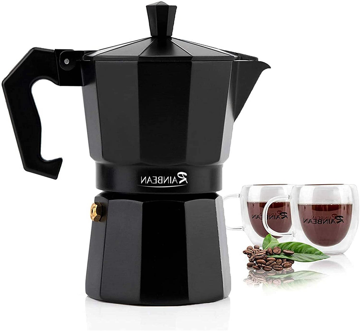 Aluminum Stovetop Moka Coffee Maker Espresso Pot