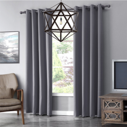 Room Darkening Sun Light Blocking Blackout Curtain | Zincera