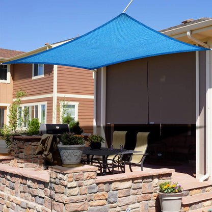 Large Outdoor Patio Rectangle Deck Sun Shade Sail 10' x 13'