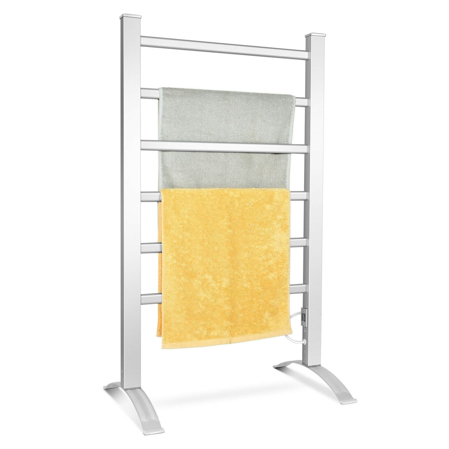 Powerful Freestanding Electric Heated Towel Warmer Drying Rack