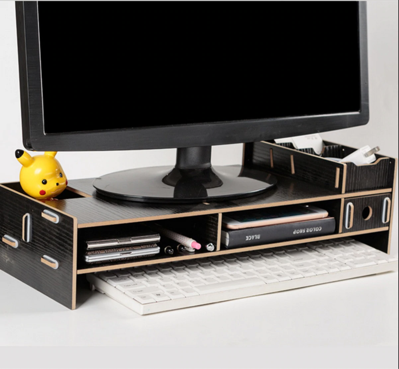 Computer Monitor Riser Mount Stand With Drawer | Zincera