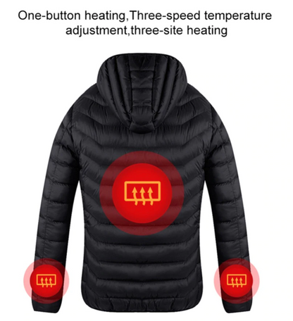 Snap On Heated Electric Jacket Battery Operated