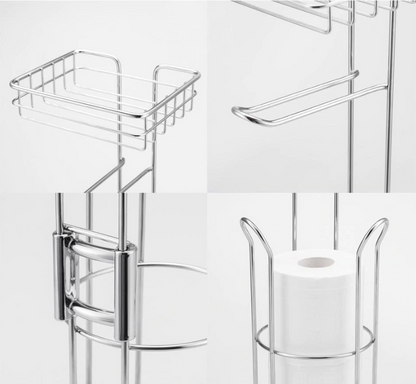 Free Standing Toilet Paper Roll Holder