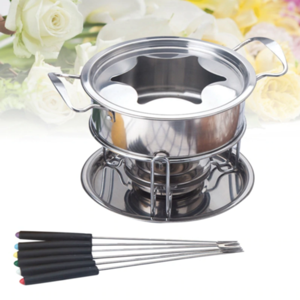 Fondue Maker Pot Set - 10 PCs