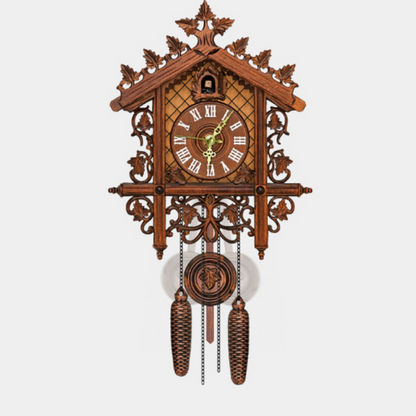 Antique Battery Operated Cuckoo Wall Clock | Zincera