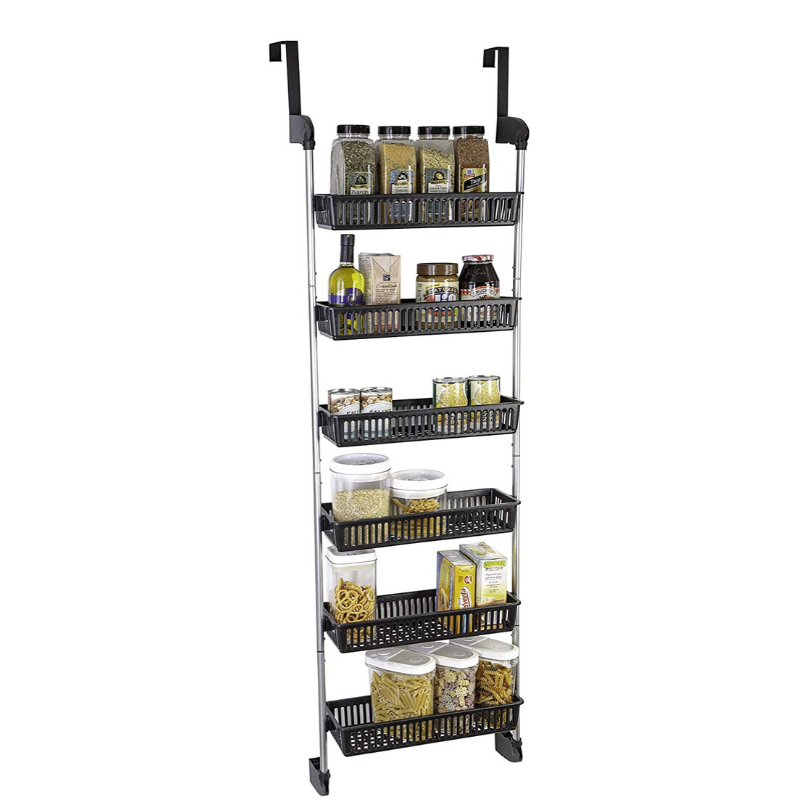 Large Over The Door Kitchen Pantry Spice Organizer Rack | Zincera