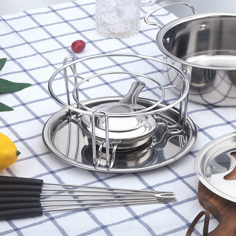 Fondue Maker Pot Set - 10 PCs