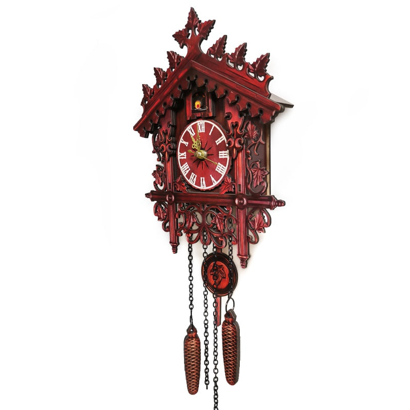 Antique Battery Operated Cuckoo Wall Clock | Zincera