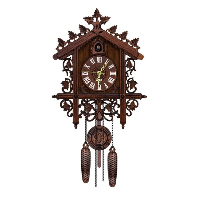 Antique Battery Operated Cuckoo Wall Clock | Zincera