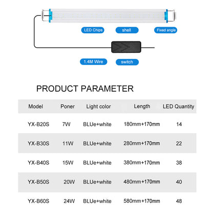 LED Aquarium Fish Tank Light