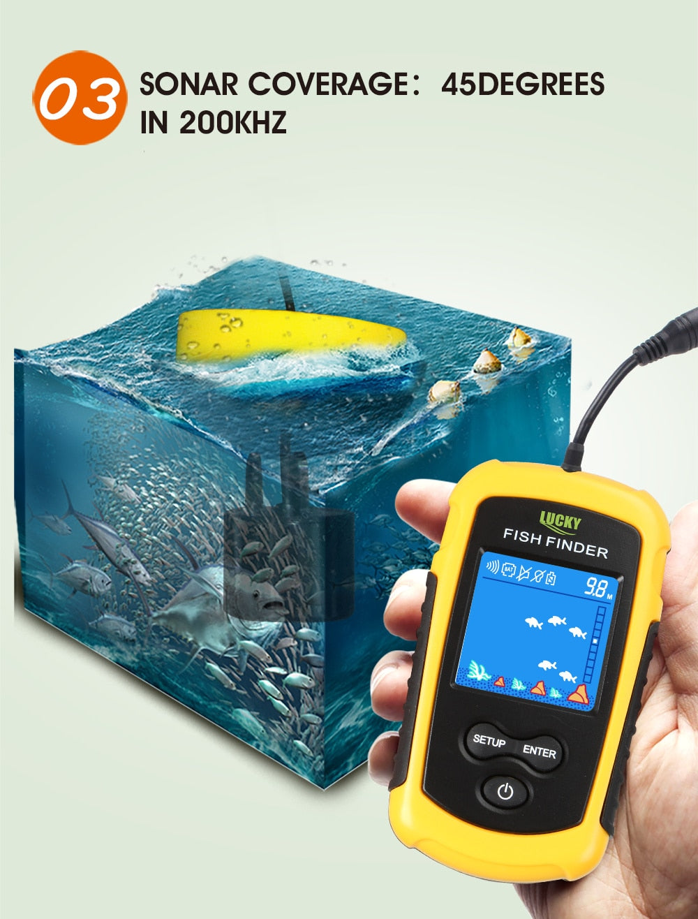 Portable GPS Fish Finder