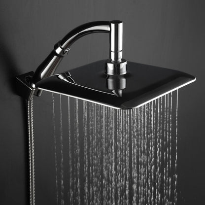 Rainfall Shower Head Square Stainless Steel