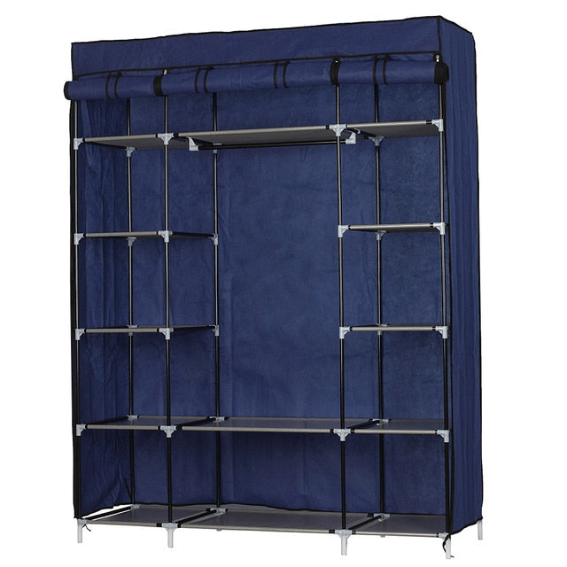 Portable Wardrobe Clothes Closet Heavy Duty Storage Organizer | Zincera