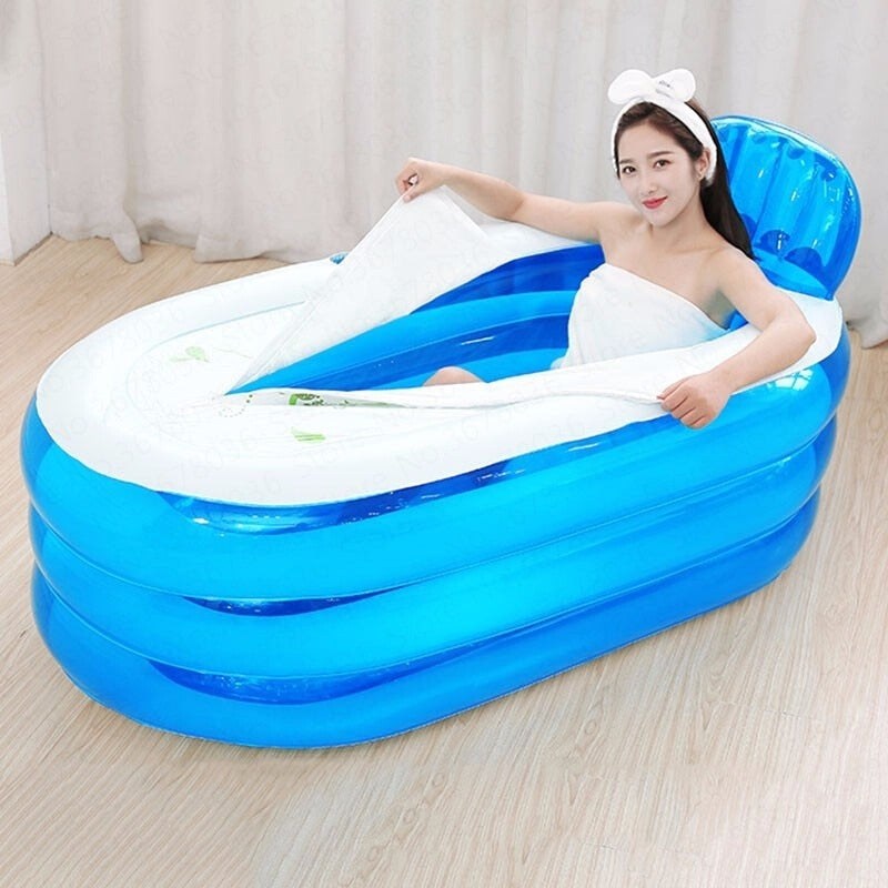 Portable Stand Alone Inflatable Bathtub For Adults | Zincera