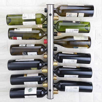 Modern Wall Mounted Hanging Wine Holder Rack | Zincera