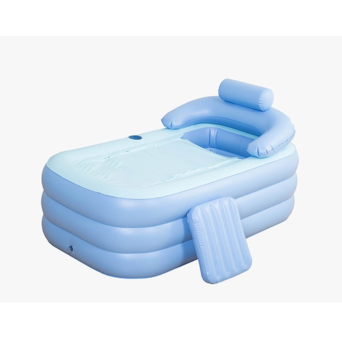 Portable Stand Alone Bathtub Foldable Spa With Foot Pump