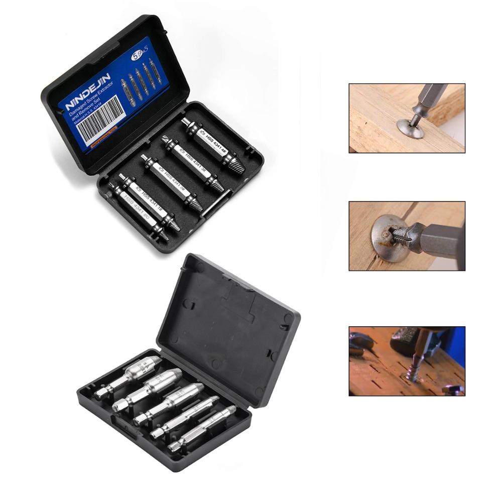 Screw and Broken Bolt Extractor Set