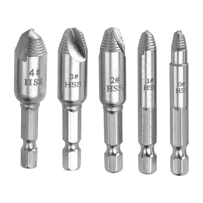 Screw and Broken Bolt Extractor Set