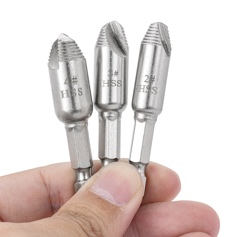 Screw and Broken Bolt Extractor Set