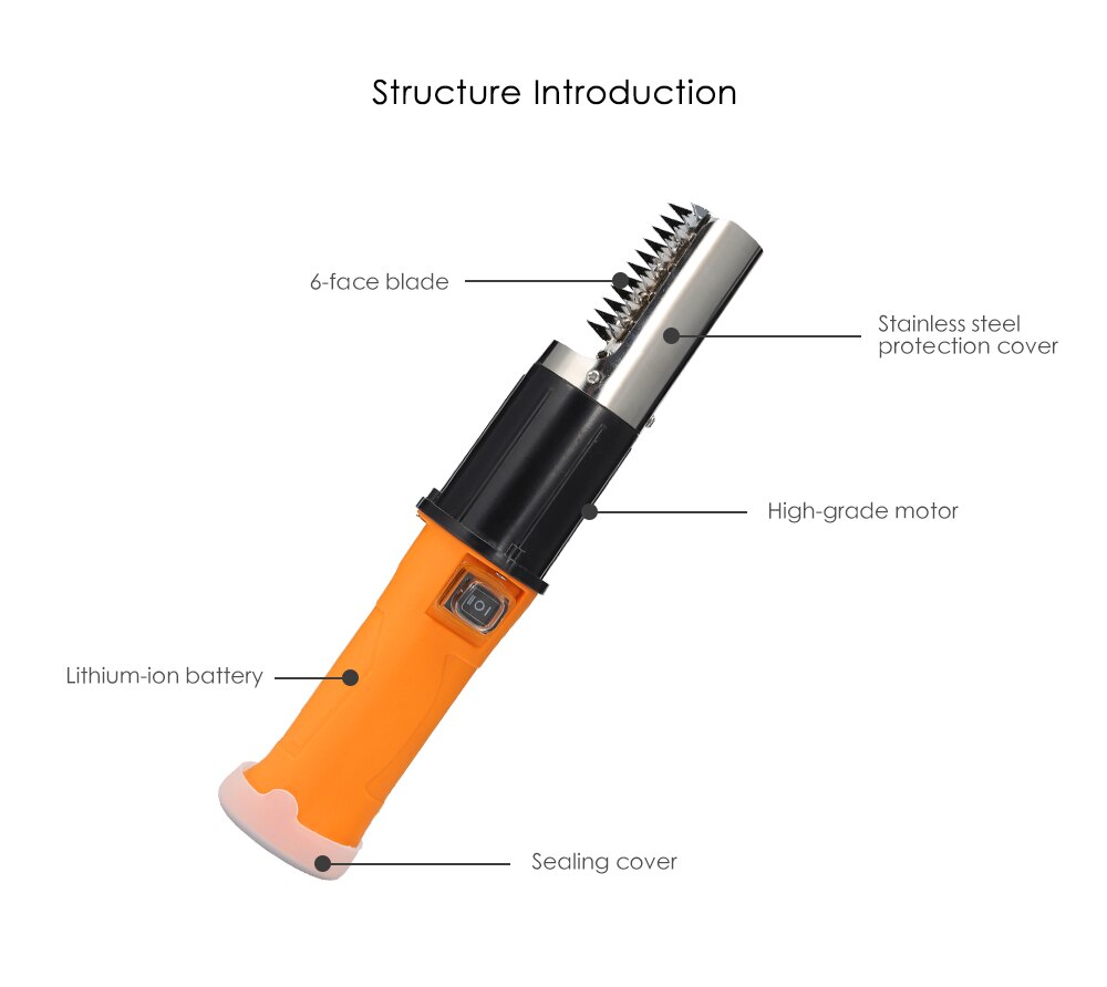 Premium Electric Fish Scaler Tool