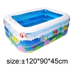 Inflatable Blow Up Above Ground Plastic Swimming Pool