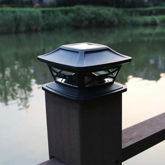 Outdoor Solar Fence Post Cap Light | Zincera