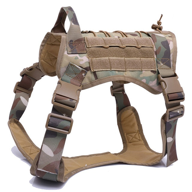 Heavy Duty Tactical No Pull Dog Harness Vest