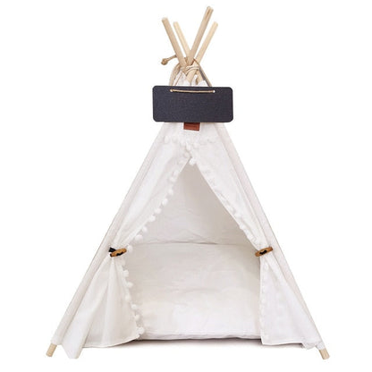 Large Pop Up Pet Dog Teepee Bed Tent