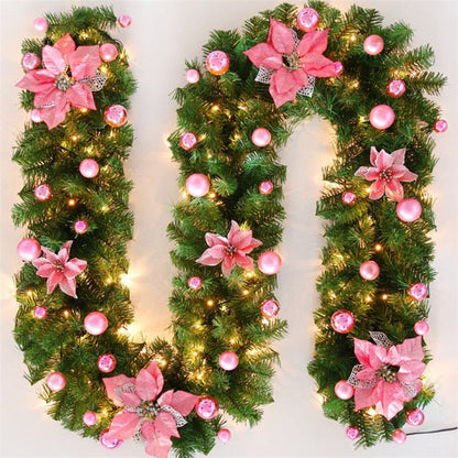 Premium Outdoor Christmas Decoration Garland 8 Ft