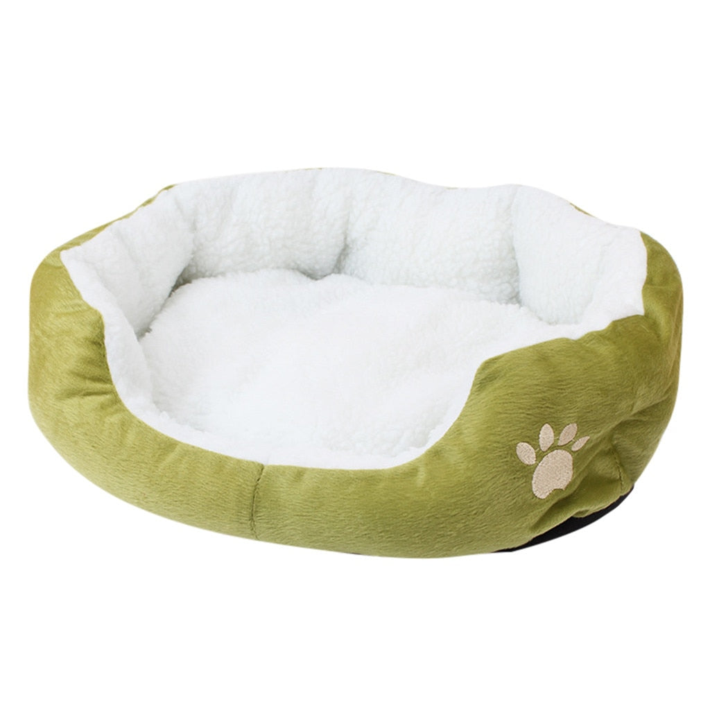 Small Comfy Washable Round Dog Bed