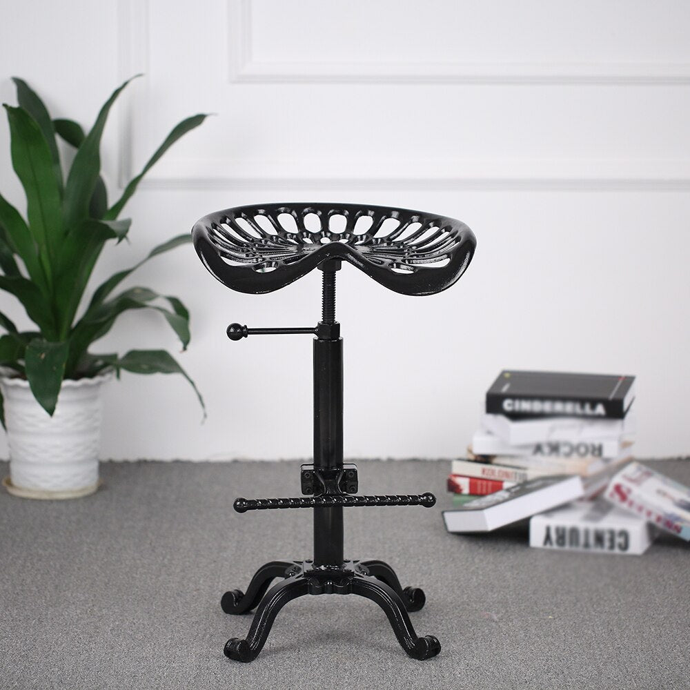 Adjustable Ergonomic Rolling Saddle Chair Bar Counter Stool