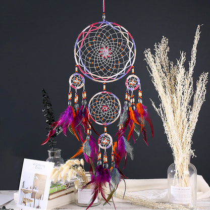 Large Crochet Native American Dream Catcher | Zincera