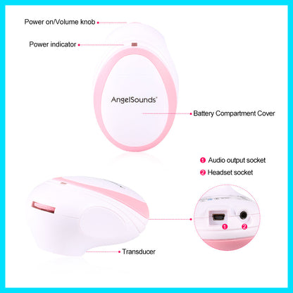 Fetal Baby Doppler Home Heartbeat Monitor