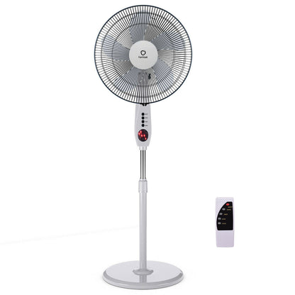 Powerful Standing Floor Pedestal Oscillating Fan With Remote