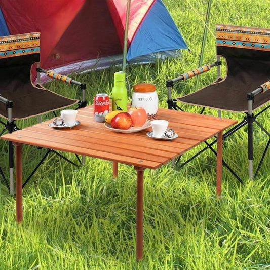 Lightweight Portable Pull Up Camping Foldable Picnic Table