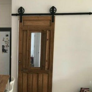 Heavy Duty Sliding Barn Door Track Hardware Kit