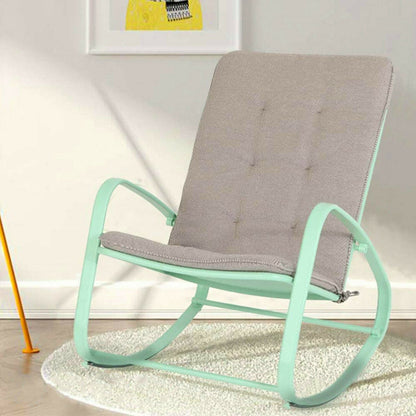 Modern Indoor / Outdoor Cushioned Patio Rocking Chair