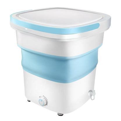 Ultrasonic Portable Folding Compact Clothes Washing Machine